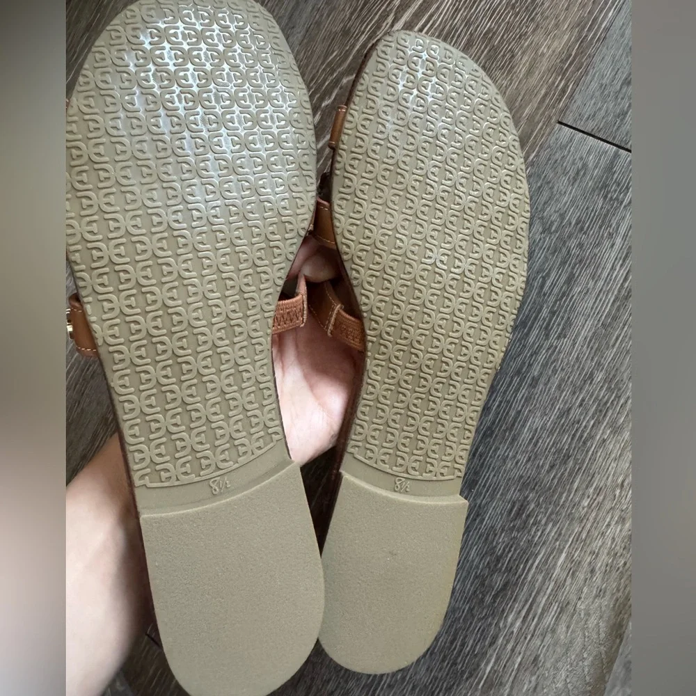 NWT Sam Edelman BAY SLIDE SANDAL in Saddle Leather size 8.5 - Picture 2 of 2